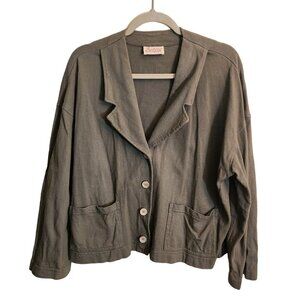 Prairie Natural Cotton Olive Lightweight Jacket Size L